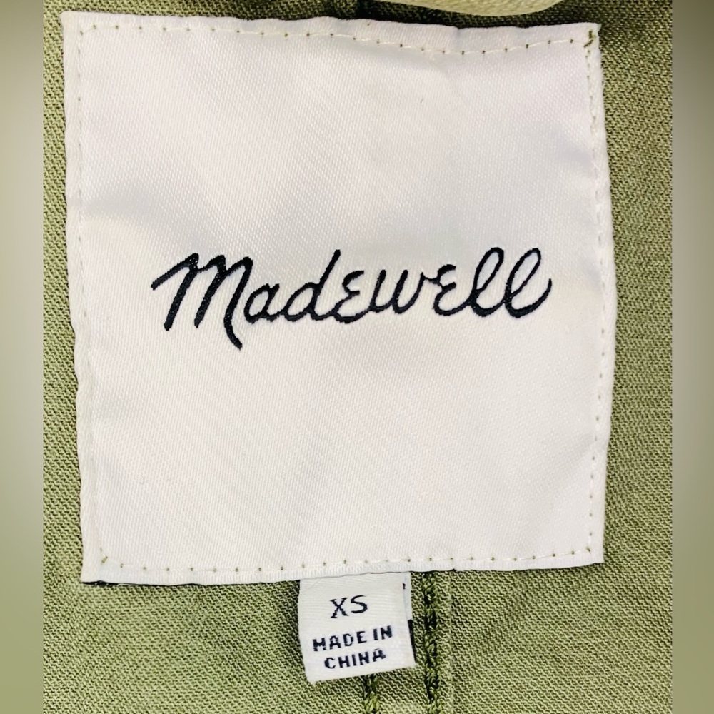 Madewell Passage Jacket in Dessert Olive Green Size XS! - Picture 7 of 10